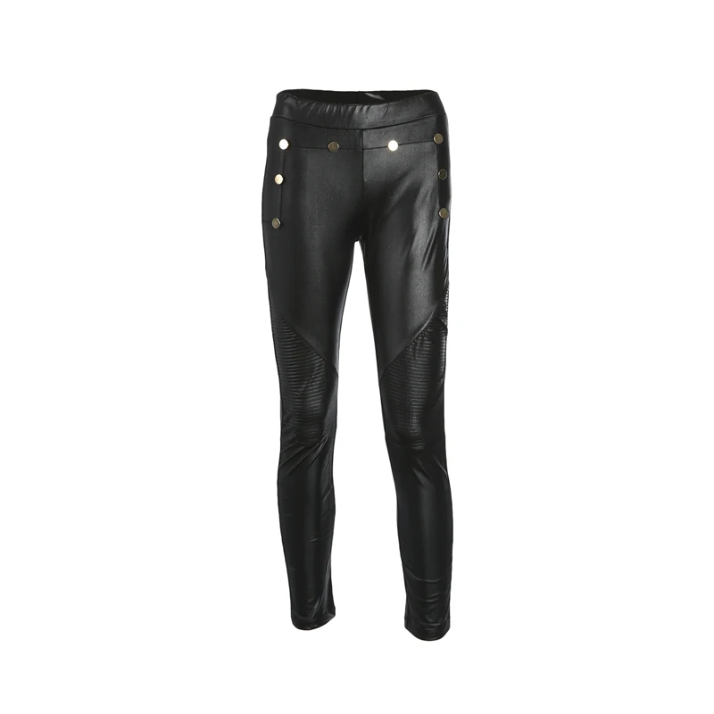 Women Skinny Pants High Waist Bodycon Stretchy PU Leather Trousers Ladies Slim Pencil Pants Fashion Vintage Black Trouser
Women Skinny Pants High Waist Bodycon Stretchy PU Leather Trousers Ladies Slim Pencil Pants Fashion Vintage Black Trouser