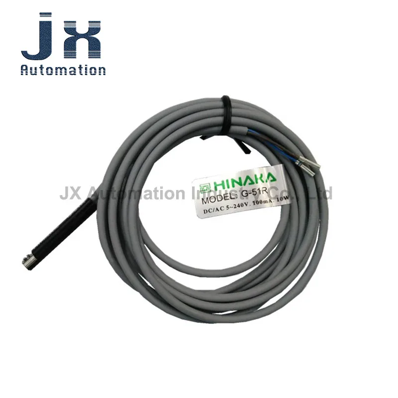 

HINAKA Magnetic Induction Proximity Switch G-51R G-52R DC/AC 5~240V 100mA 10W For Knife Cylinder