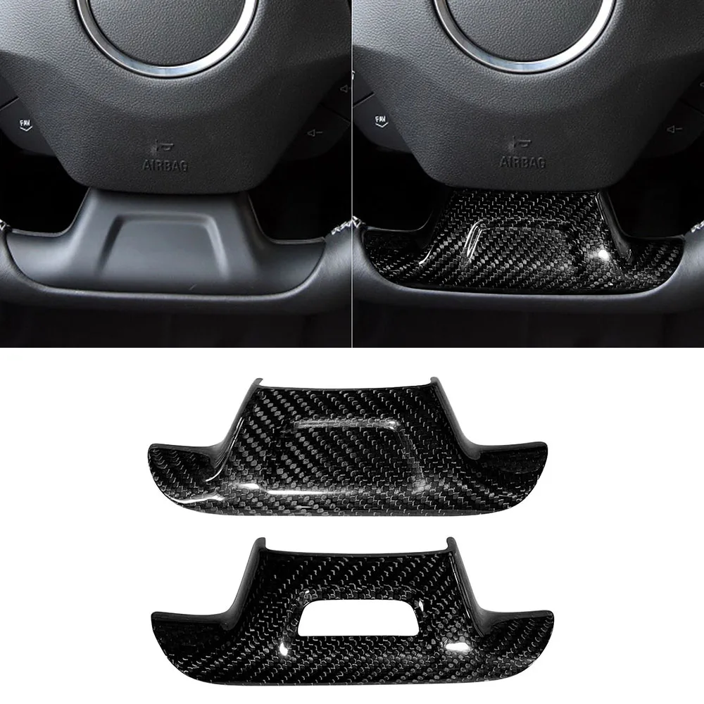 Real Carbon Fiber Interior Steering Wheel Lower Decorative Cover Trim for Chevrolet Camaro 2016-2020 Car Accessories
Real Carbon Fiber Interior Steering Wheel Lower Decorative Cover Trim for Chevrolet Camaro 2016-2020 Car Accessories