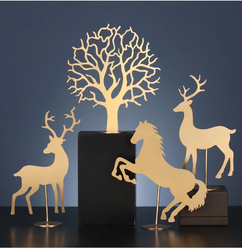 Creative Golden Wrought Iron Animal Decoration Ornaments, Home Wine Cabinet, Study Room Decoration and Photo Props
Creative Golden Wrought Iron Animal Decoration Ornaments, Home Wine Cabinet, Study Room Decoration and Photo Props