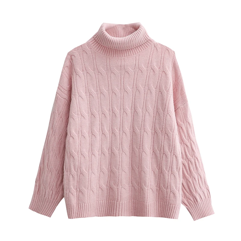 Korean Fashion Fall Winter Women Clothes Turtleneck Pullover Sweater Sweet 5 Solid Thick Knitted Women Sweater
Korean Fashion Fall Winter Women Clothes Turtleneck Pullover Sweater Sweet 5 Solid Thick Knitted Women Sweater
