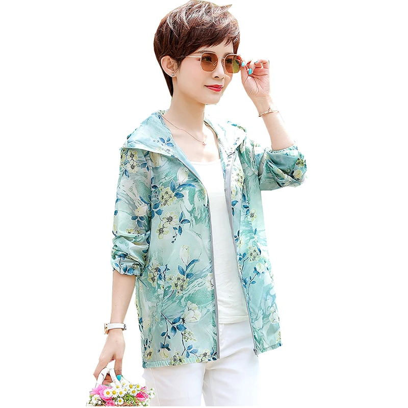 Mother Sun Protection Clothing Women Jacket Long Sleeve Breathable Thin Windbreaker Lady Outerwear Oversize New Summer Hot Sale
Mother Sun Protection Clothing Women Jacket Long Sleeve Breathable Thin Windbreaker Lady Outerwear Oversize New Summer Hot Sale