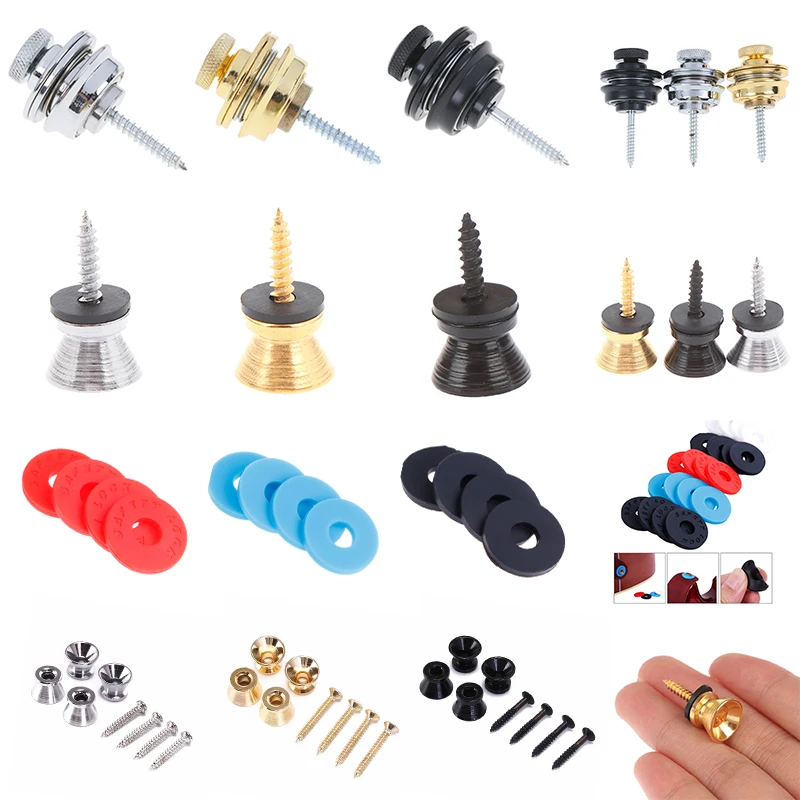 1Pcs Guitar / Bass Strap Lock Strap Lock Straplock Button Silver/Gold/Black Guitar Parts Accessories New
1Pcs Guitar / Bass Strap Lock Strap Lock Straplock Button Silver/Gold/Black Guitar Parts Accessories New