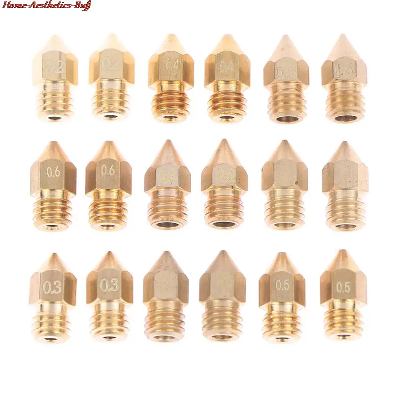 2PCS MK8 Nozzle Brass Thread For MK8 Extruder Hotend 1.75MM Filament Printer
2PCS MK8 Nozzle Brass Thread For MK8 Extruder Hotend 1.75MM Filament Printer