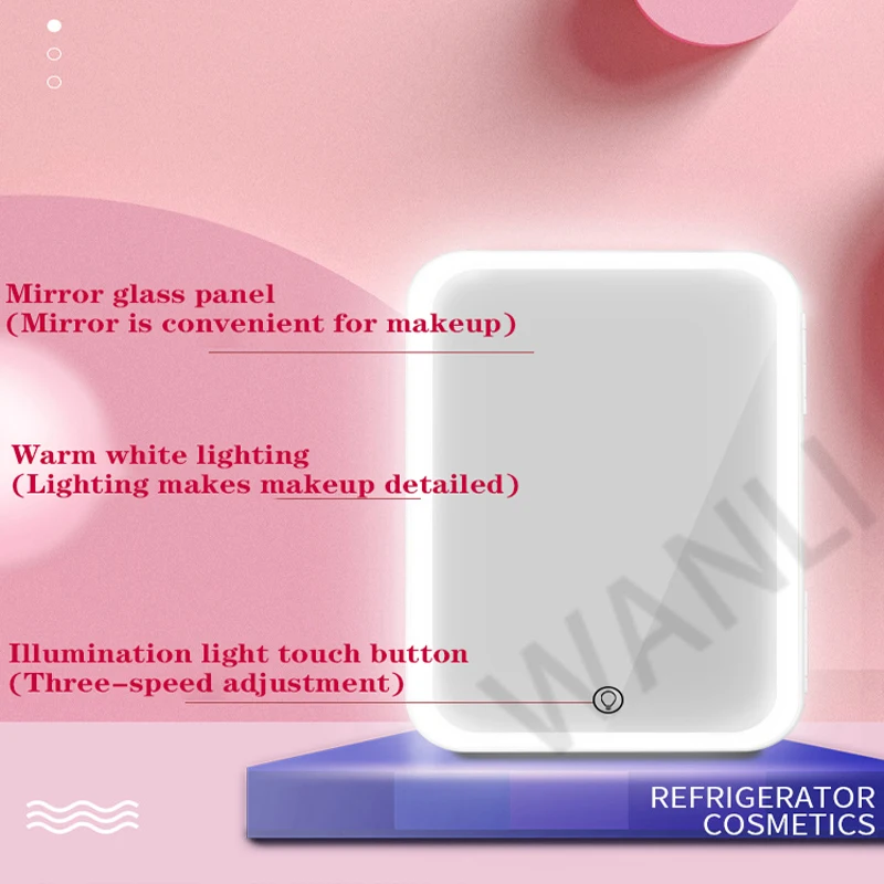 8L Mini Makeup Refrigerator Portable Cosmetic Refrigerator Led Light Glass Panel Cooler Warmer Cabinet Home Car Dual-Use 12V/220
8L Mini Makeup Refrigerator Portable Cosmetic Refrigerator Led Light Glass Panel Cooler Warmer Cabinet Home Car Dual-Use 12V/220