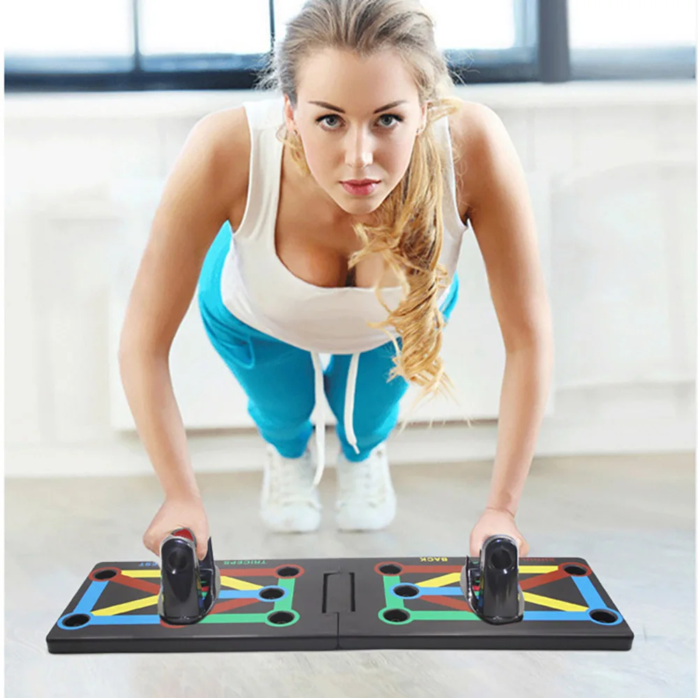 9 In 1 Foldable Push Up Rack Board With Handle For Muscle Exercise Effectively Shapes
9 In 1 Foldable Push Up Rack Board With Handle For Muscle Exercise Effectively Shapes