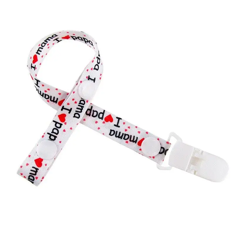 Baby Pacifier Clip Chain for Soothers Ribbon Soother Dummy Holder Leash Strap Nipple Holder Infant Feeding Newborn Accessories
Baby Pacifier Clip Chain for Soothers Ribbon Soother Dummy Holder Leash Strap Nipple Holder Infant Feeding Newborn Accessories