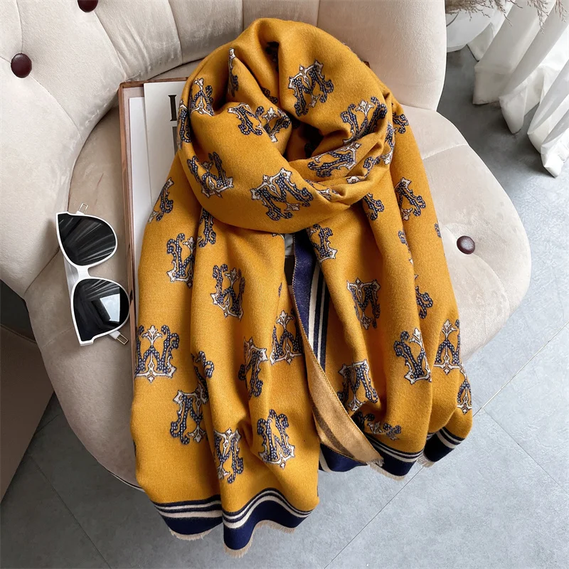 2022 Large Bufanda New Cashmere Scarf Women Printed Warm Winter Blanker Echarpe High Quality Pashmina Shawl And Wrap
2022 Large Bufanda New Cashmere Scarf Women Printed Warm Winter Blanker Echarpe High Quality Pashmina Shawl And Wrap