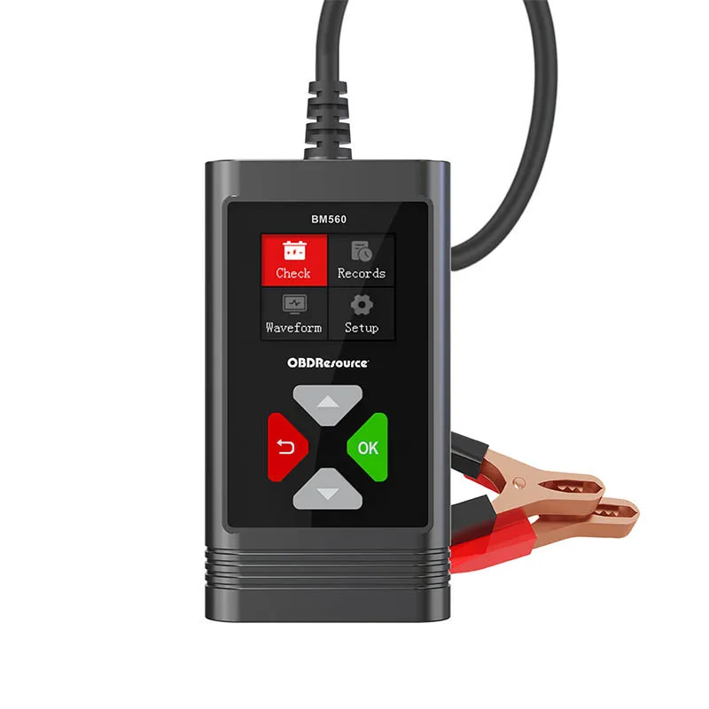 BM560 Car Battery Tester 12V 6V Analyzer 100-2000 CCA 2AH-220AH Cranking Test Reverse Protection Charge Check Voltage Detector 
BM560 Car Battery Tester 12V 6V Analyzer 100-2000 CCA 2AH-220AH Cranking Test Reverse Protection Charge Check Voltage Detector