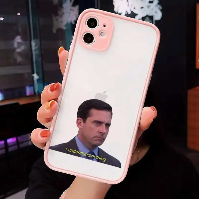 Michael Scott The Office Phone Cases Matte Transparent for iPhone 7 8 11 12 s mini pro X XS XR MAX Plus cover funda
Michael Scott The Office Phone Cases Matte Transparent for iPhone 7 8 11 12 s mini pro X XS XR MAX Plus cover funda