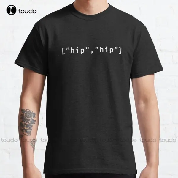 

Hip Hip Array [Hooray] Birthday Coding Programming Classic T-Shirt Custom Aldult Teen Unisex Digital Printing Tee Shirt Xs-5Xl