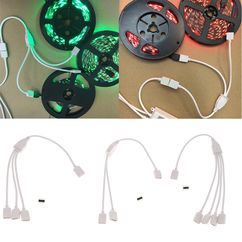 3 типа доступны от 1 до 2/3/4 RGB Female разветвитель, соединительный кабель для светодиодной ленсветильник
3 типа доступны от 1 до 2/3/4 RGB Female разветвитель, соединительный кабель для светодиодной ленсветильник