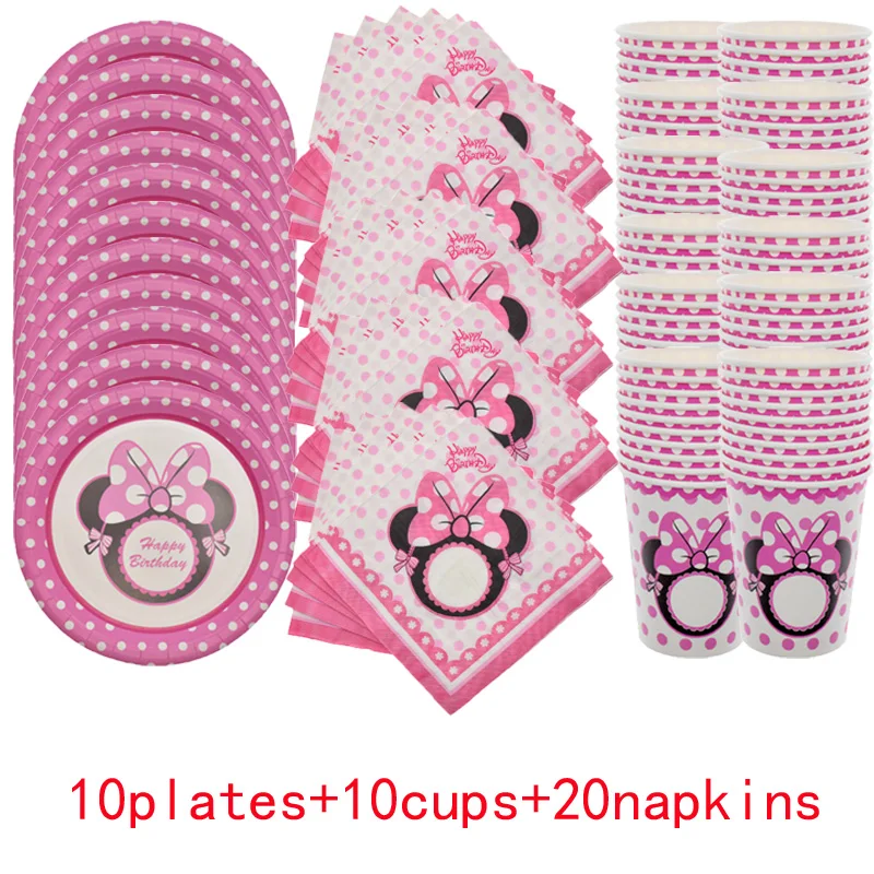 Mouse Theme Disposable Tableware Set Kids Birthday Party Supplies Paper Plate Cup Napkin Flag Girl Pink Wedding Cake Decoration
Mouse Theme Disposable Tableware Set Kids Birthday Party Supplies Paper Plate Cup Napkin Flag Girl Pink Wedding Cake Decoration