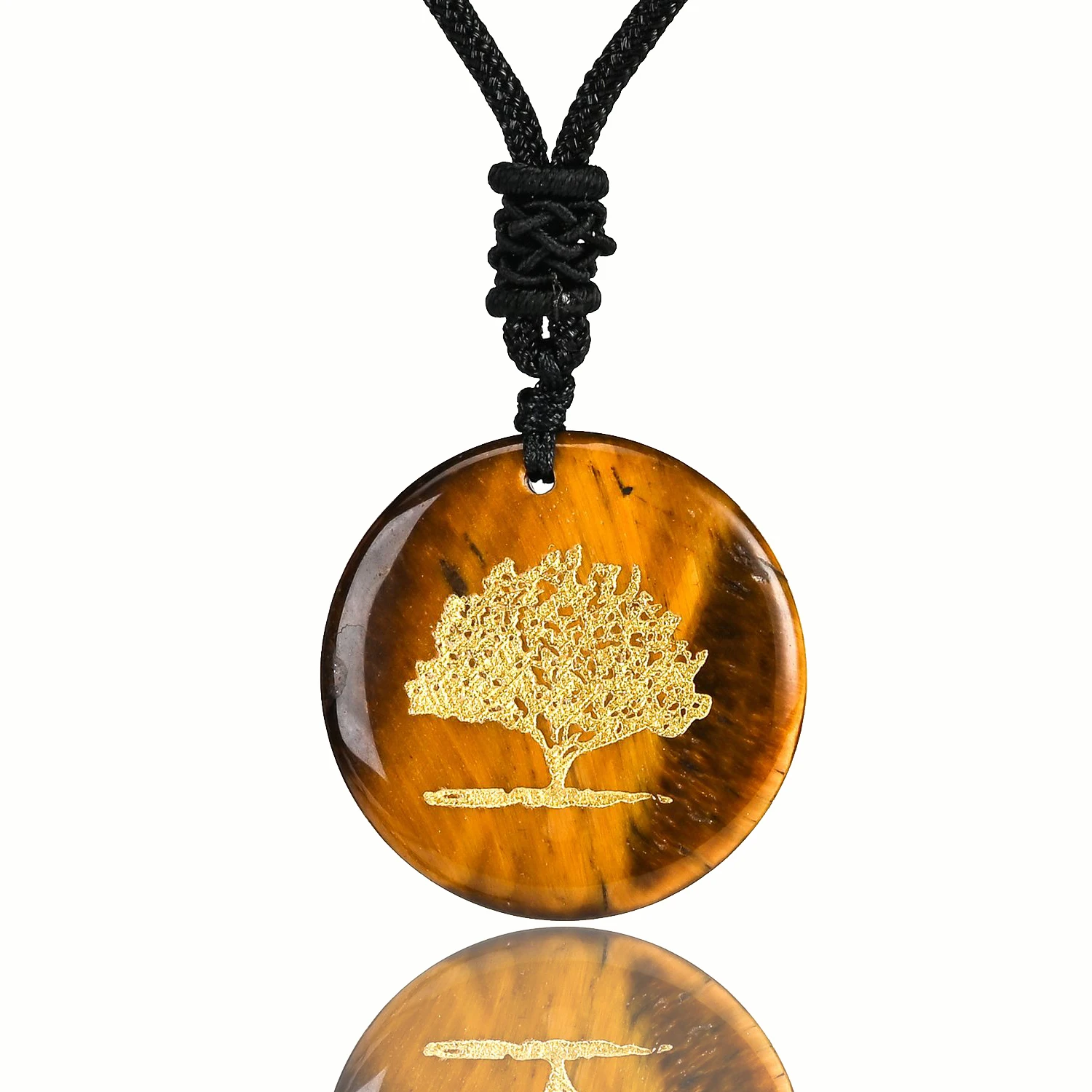 Natural Crystal Semi-Precious Stones Aura Reiki Chakras Pendant Tree Of Life Charm Women Jewelry Necklaces
Natural Crystal Semi-Precious Stones Aura Reiki Chakras Pendant Tree Of Life Charm Women Jewelry Necklaces