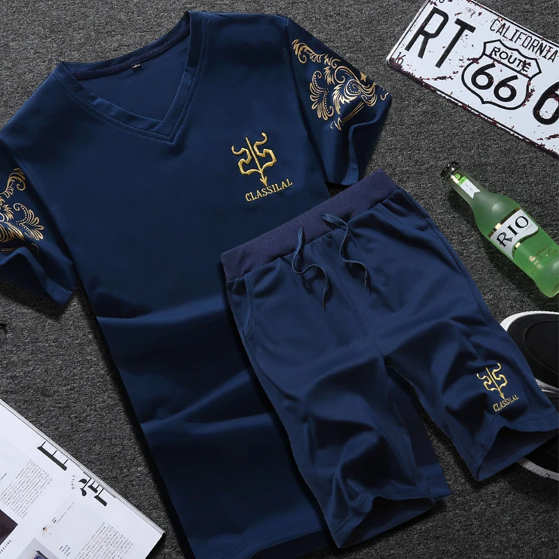 txgc29 Men Polo Suits Summer 2PC Breathable Short Set Men's Design Fashion T-shirt Shorts Tracksuit Set Trending 
txgc29 Men Polo Suits Summer 2PC Breathable Short Set Men's Design Fashion T-shirt Shorts Tracksuit Set Trending