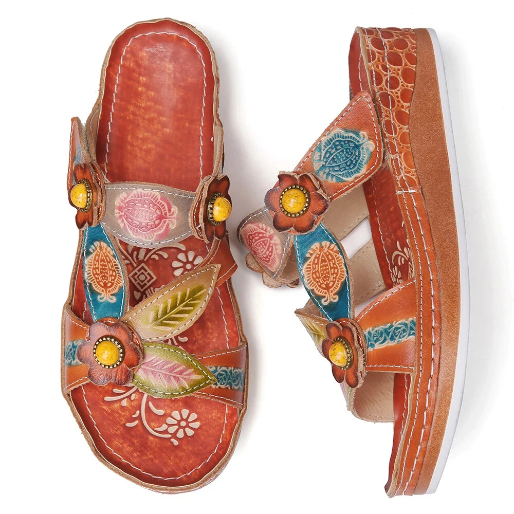 Summer Women Flat Sandals Casual Slip On Sandals Comforty Flat Shoes Women Flowers Vitange Beach Sliders Vacation Sandals 
Summer Women Flat Sandals Casual Slip On Sandals Comforty Flat Shoes Women Flowers Vitange Beach Sliders Vacation Sandals