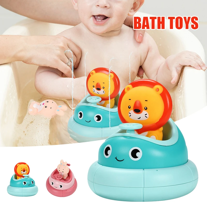 Baby Bath Toy Water Spray Toys Spinning Boat with Lion/Rabbit Bathtub Toys for Toddler Kid Bathtub or Pool Sprinkler M09
Baby Bath Toy Water Spray Toys Spinning Boat with Lion/Rabbit Bathtub Toys for Toddler Kid Bathtub or Pool Sprinkler M09
