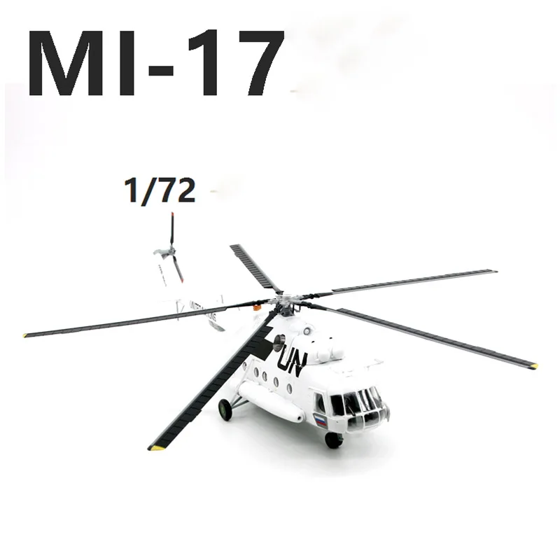 Russian Air Force MI-17 Hip-H Helicopter UN Aircraft Model Diecast 1/72 Scale Static Display Boy Toy Gift Static Collection
Russian Air Force MI-17 Hip-H Helicopter UN Aircraft Model Diecast 1/72 Scale Static Display Boy Toy Gift Static Collection