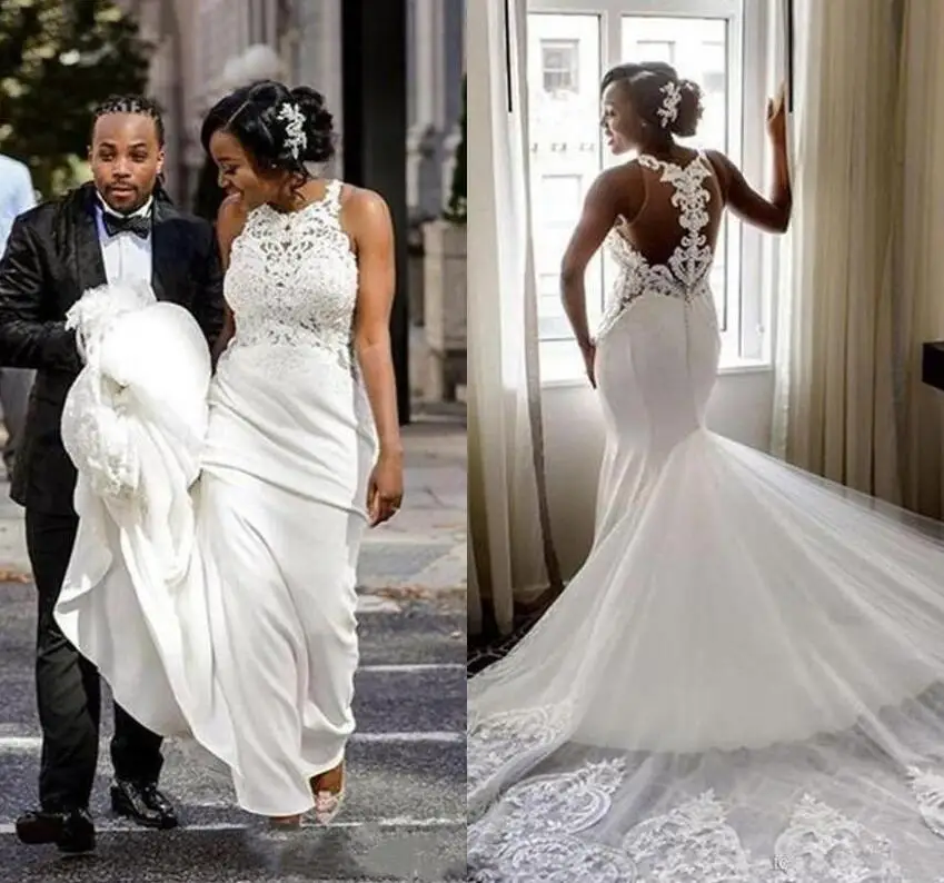 Gorgeous Mermaid Lace Wedding Dresses 2021 Jewel Neck Garden Bridal Gown Plus Size Custom Made Vestios De Novia
Gorgeous Mermaid Lace Wedding Dresses 2021 Jewel Neck Garden Bridal Gown Plus Size Custom Made Vestios De Novia