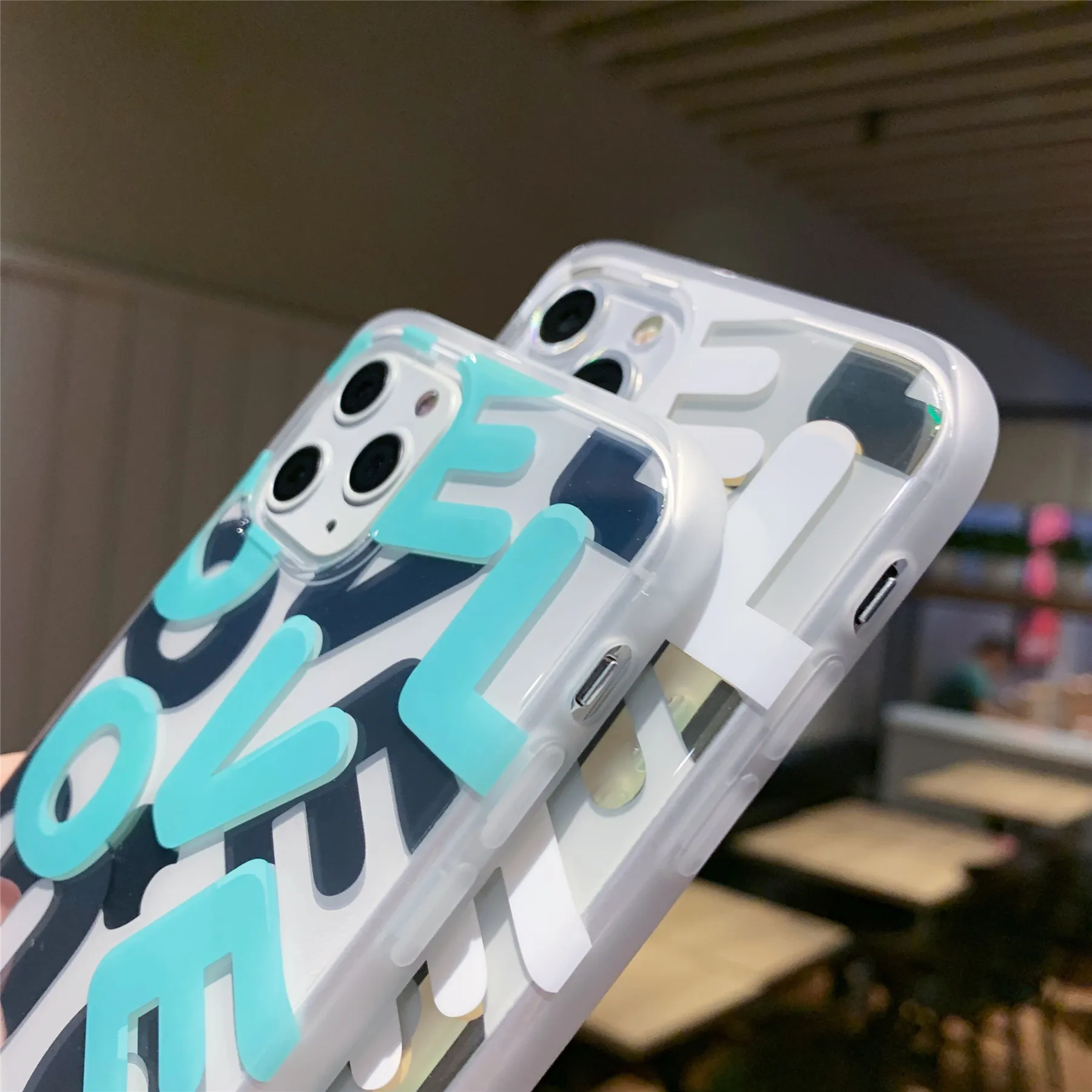 Прозрачные Imd Роскошные Чехлы для телефона с сердечками Iphone 11 Pro Xs Max 7 8 Plus XR X P20 P30 S20