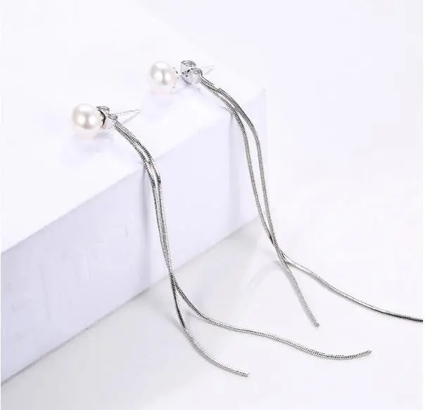 2020 New Fashion Pendant Long Earrings Rhinestone Pendants Ear Line for Women Simple Snake Chain Tassel Jewelry Chain Earrings
2020 New Fashion Pendant Long Earrings Rhinestone Pendants Ear Line for Women Simple Snake Chain Tassel Jewelry Chain Earrings