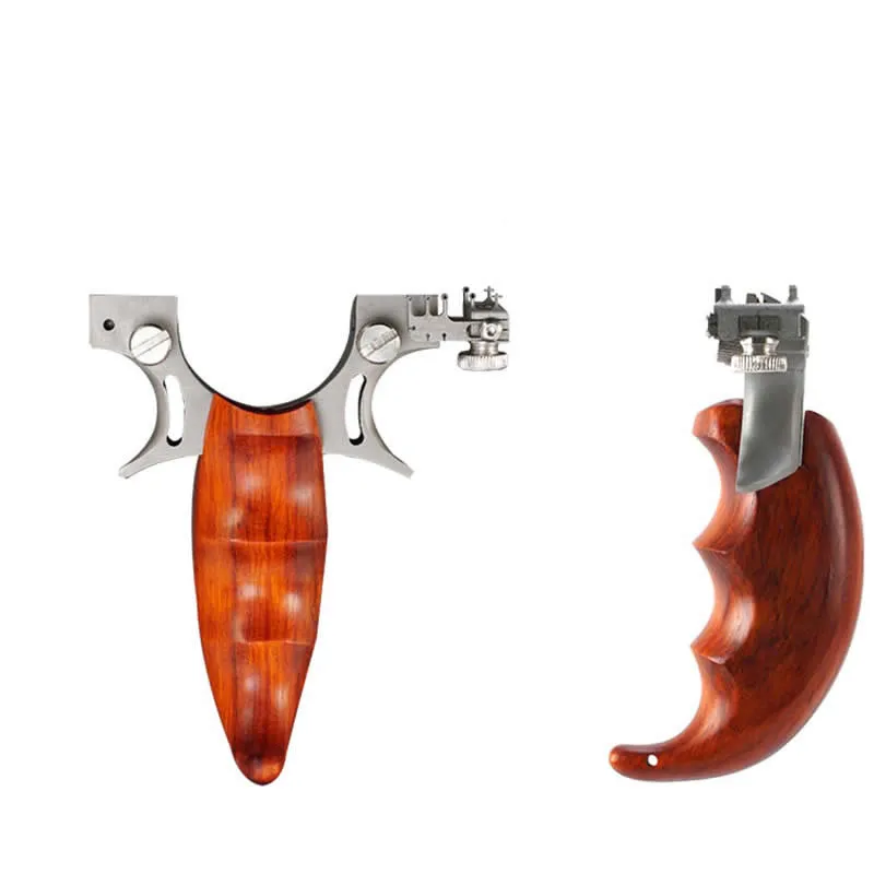 New Catapult Outdoor Hunting Power Slingshot with Titanium Sight Flat Rubber Bands Slingshot Wood Handles Stainless Steel
New Catapult Outdoor Hunting Power Slingshot with Titanium Sight Flat Rubber Bands Slingshot Wood Handles Stainless Steel