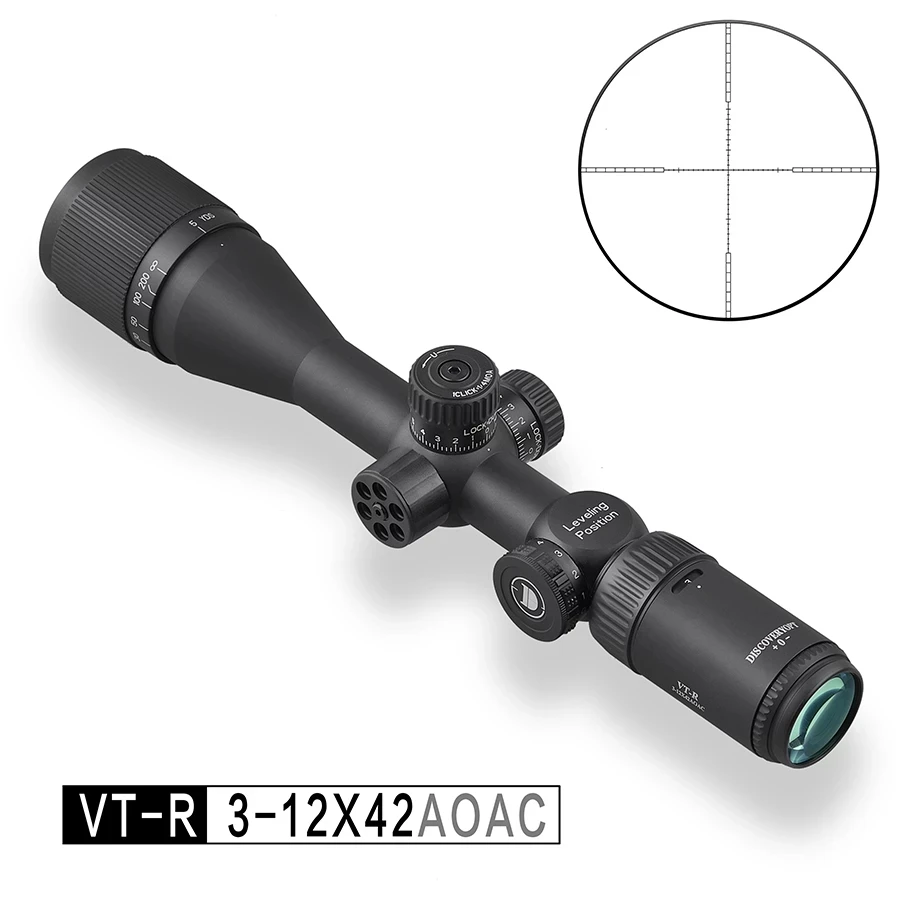 Cheap Discovery Scopes VT-R 3-12X42 AOAC Illuminated Tactical Hunting Scope Used for Rifle PCP Airsoft Super Thin-wall Effect
Cheap Discovery Scopes VT-R 3-12X42 AOAC Illuminated Tactical Hunting Scope Used for Rifle PCP Airsoft Super Thin-wall Effect