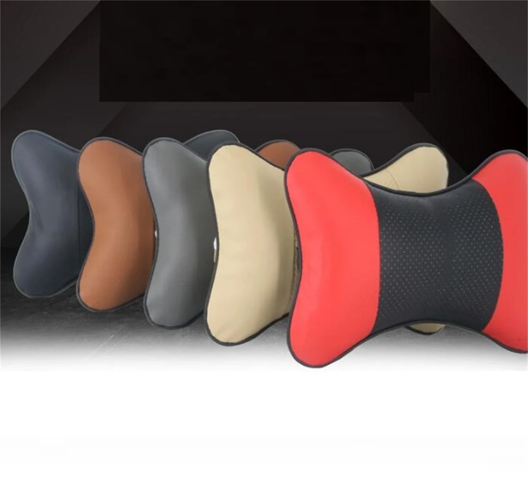 2 Pieces Car PU Leather Car Pillow Headrest Neck Cushion Support Seat Cover Pillows Red Line
2 Pieces Car PU Leather Car Pillow Headrest Neck Cushion Support Seat Cover Pillows Red Line