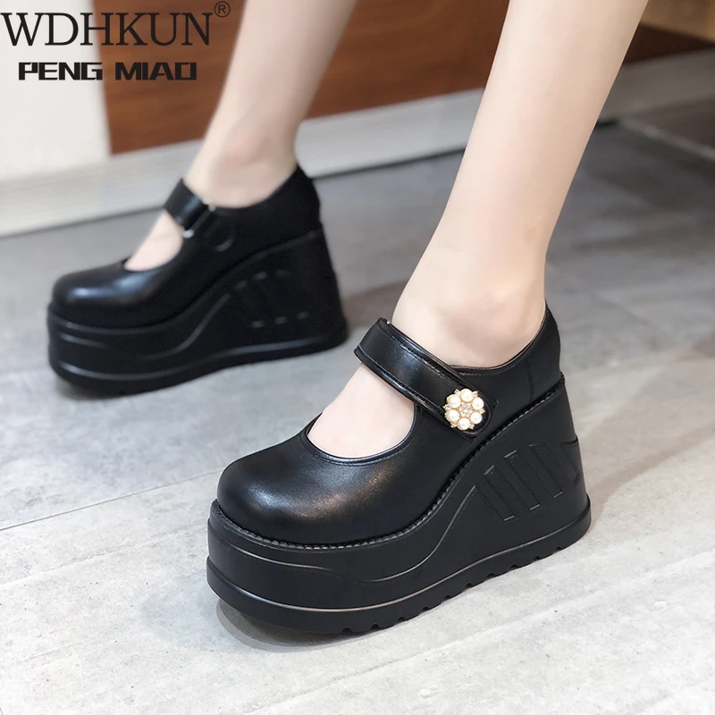 Женские туфли-лодочки на танкетке, туфли на очень высоком каблуке с цветами, на высокой платформе, большой размер 43, 2021
Женские туфли-лодочки на танкетке, туфли на очень высоком каблуке с цветами, на высокой платформе, большой размер 43, 2021