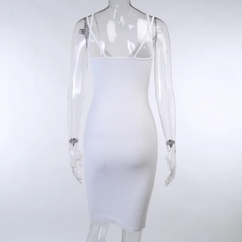 BacklakeGirls Sexy Deep V-neck Package Hip Dress For Women White Knitted Knee Length Slim Cocktail Dress
BacklakeGirls Sexy Deep V-neck Package Hip Dress For Women White Knitted Knee Length Slim Cocktail Dress