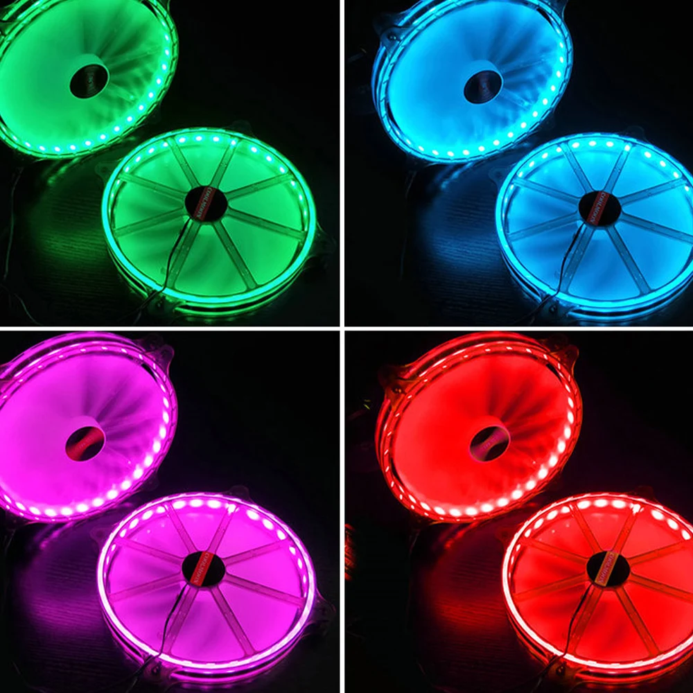 COOLMOON RGB Cooling Fan Large Air Volume Remote Controller Quiet 11 Blade Computer Case Cool Fan Colorful Heat Dissipation
COOLMOON RGB Cooling Fan Large Air Volume Remote Controller Quiet 11 Blade Computer Case Cool Fan Colorful Heat Dissipation