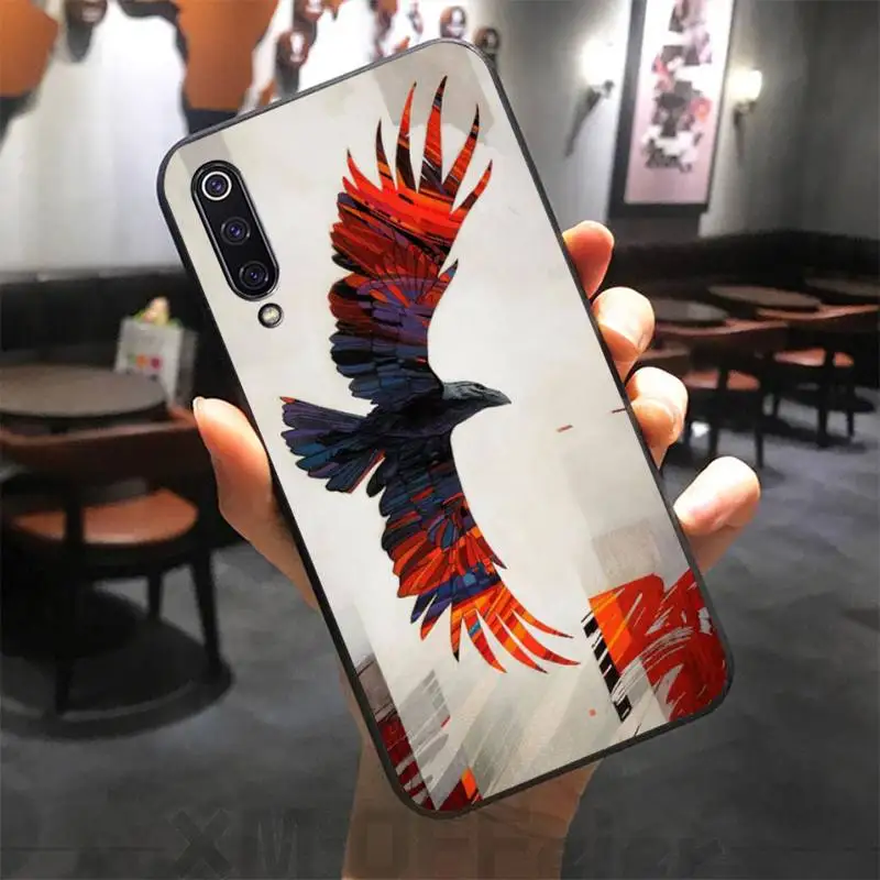 Чехол-накладка для Redmi Note 9 mi 8 9se 7 7a 8t 10 Pro Lite с изображением летающих животных орла