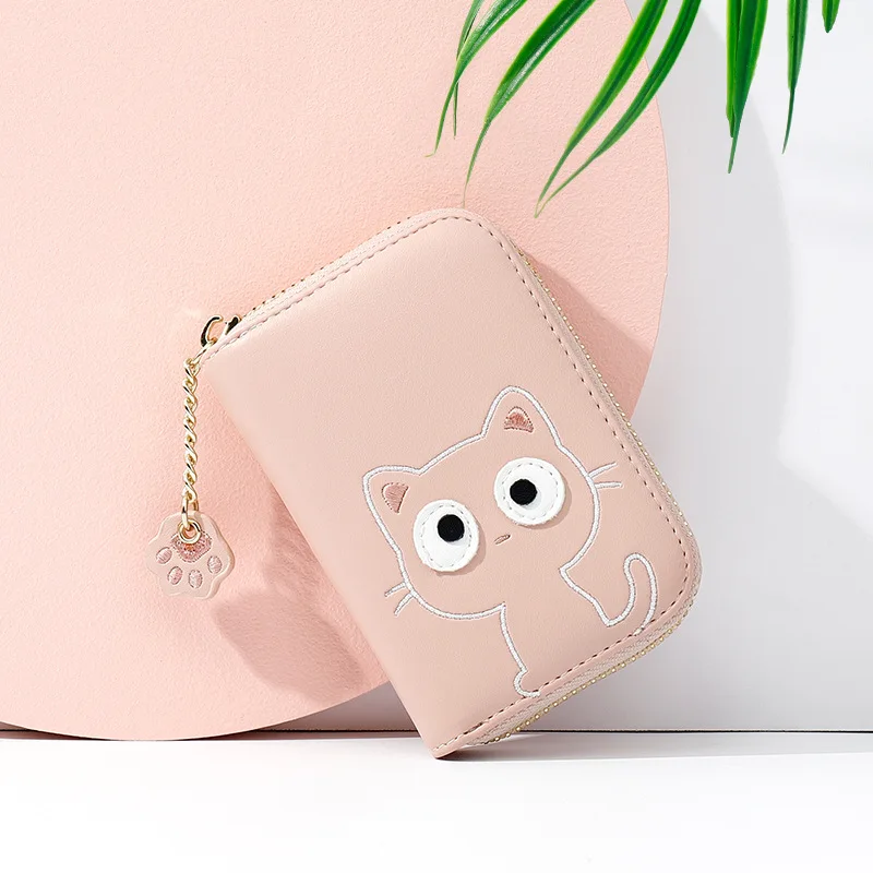 Cute Cartoon Cat PU Leather For Women Standard Short Wallet Girls Zipper Coin Purse Key Wallet For Female Daily Clutch Purse New
Cute Cartoon Cat PU Leather For Women Standard Short Wallet Girls Zipper Coin Purse Key Wallet For Female Daily Clutch Purse New