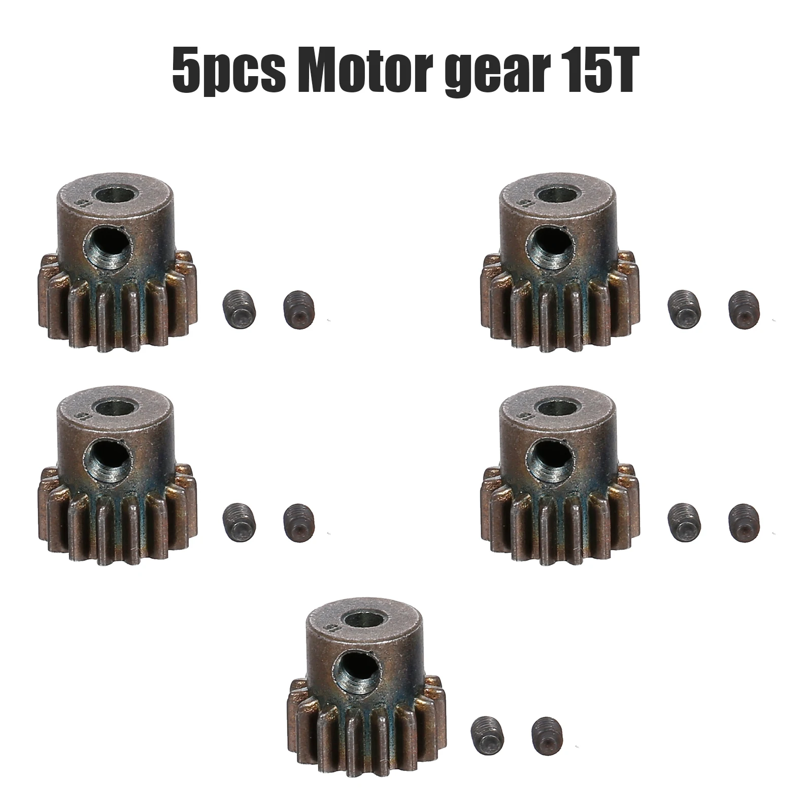 RC Car Motor Gear 45# Steel 15T 5pcs Replacement for 1/10 RC Crawler Car TRX4 RC4WD D90 D110 Axial Scx10 90046
RC Car Motor Gear 45# Steel 15T 5pcs Replacement for 1/10 RC Crawler Car TRX4 RC4WD D90 D110 Axial Scx10 90046