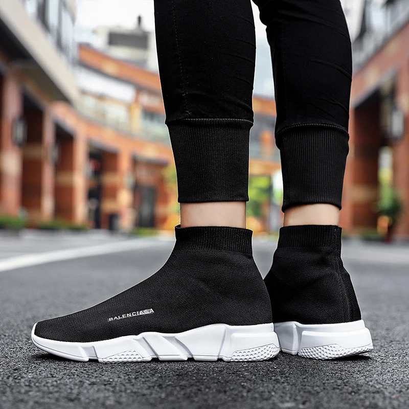 High Top Women's Sports Shoes Lightweight Breathable Men's Casual Sports Sneakers No Laces Set Foot Couple Shoes
High Top Women's Sports Shoes Lightweight Breathable Men's Casual Sports Sneakers No Laces Set Foot Couple Shoes