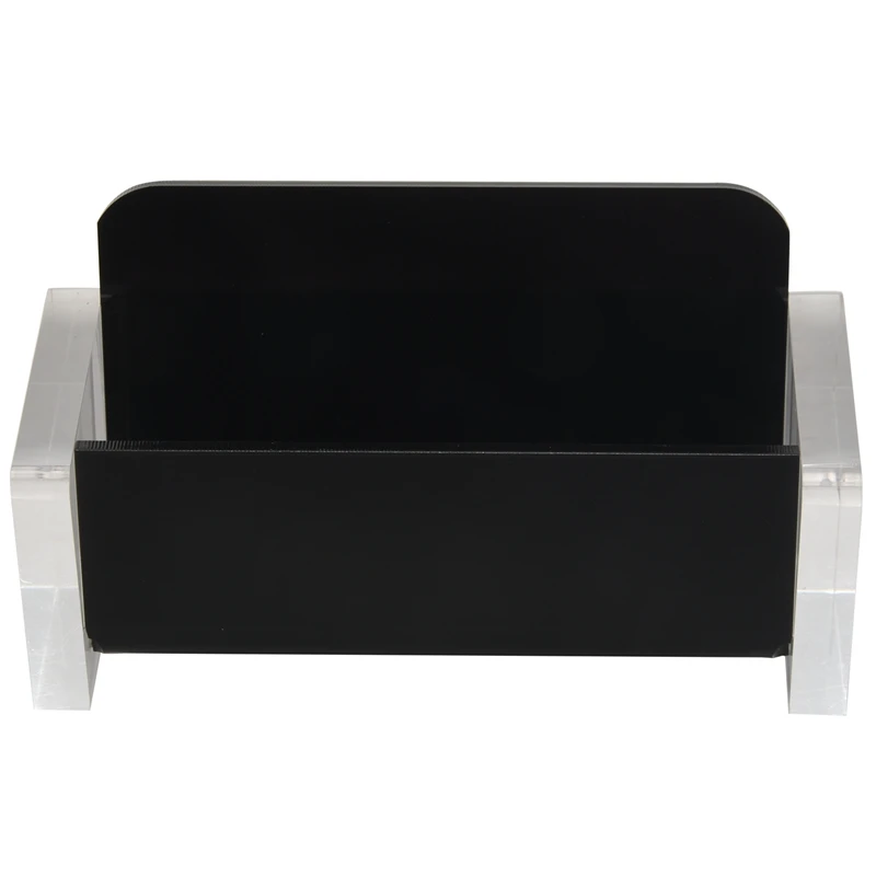 Acrylic Desktop Business Card Holder Display for Desk Elegant Business Card Stand for Office Black
Acrylic Desktop Business Card Holder Display for Desk Elegant Business Card Stand for Office Black