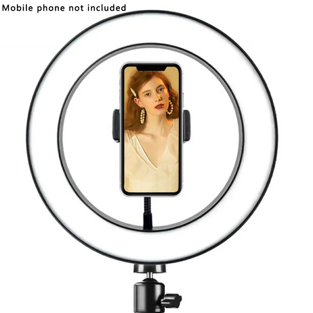 Mobile Phone Live Fill Light 8 Inch LED Ring Fill Light Tripod Desktop Vibrato Photo Filling Light Live Broadcasting
Mobile Phone Live Fill Light 8 Inch LED Ring Fill Light Tripod Desktop Vibrato Photo Filling Light Live Broadcasting