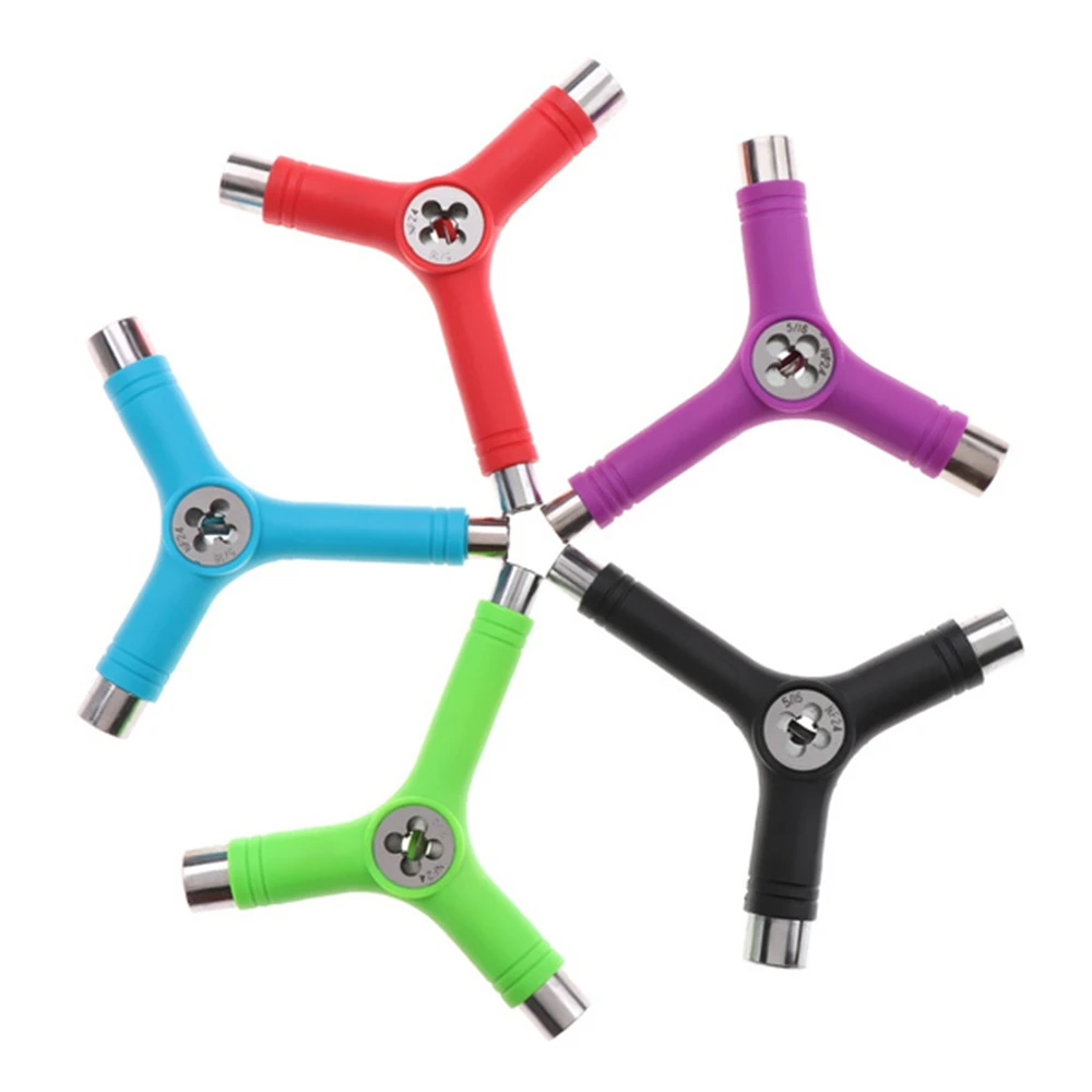 All-in-one Outdoor Sports Skateboard Repair Tool Heavy-duty Wrench Roller Skates Y-tool Wrench Adjustment Y-tool
All-in-one Outdoor Sports Skateboard Repair Tool Heavy-duty Wrench Roller Skates Y-tool Wrench Adjustment Y-tool