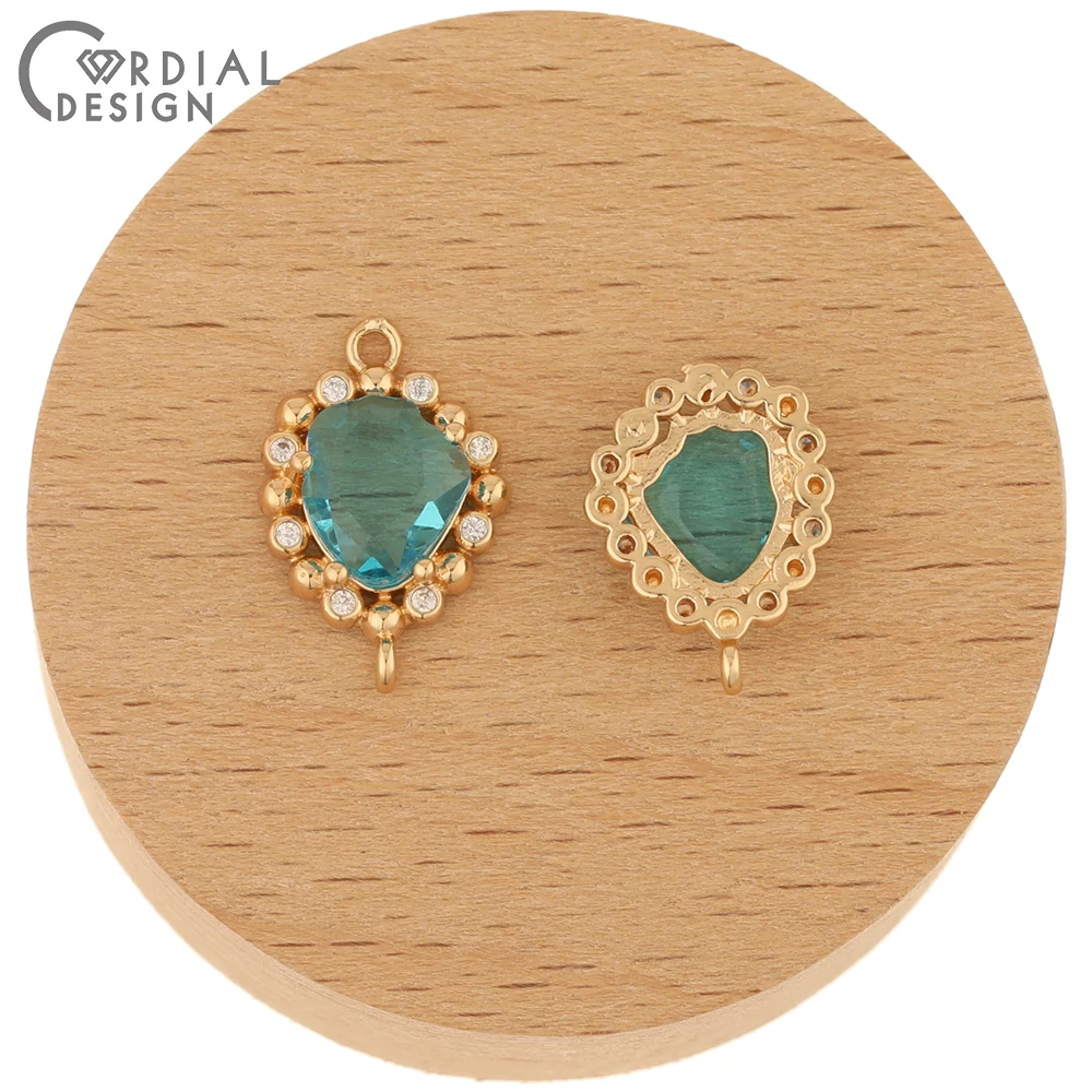 Cordial Design 50Pcs 12*18MM Hand Made/Earring Accessories/Jewelry Findings & Components/CZ Charms/DIY Connector/Bracelet Making
Cordial Design 50Pcs 12*18MM Hand Made/Earring Accessories/Jewelry Findings & Components/CZ Charms/DIY Connector/Bracelet Making