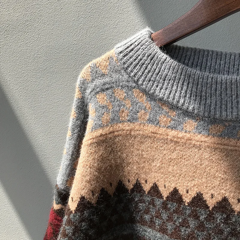 Fanco College Style Vintage Sweater Women Knitted Japanese 2021 Autumn and Winter Loose Outer Wear Female Lazy Pullover Sweater
Fanco College Style Vintage Sweater Women Knitted Japanese 2021 Autumn and Winter Loose Outer Wear Female Lazy Pullover Sweater