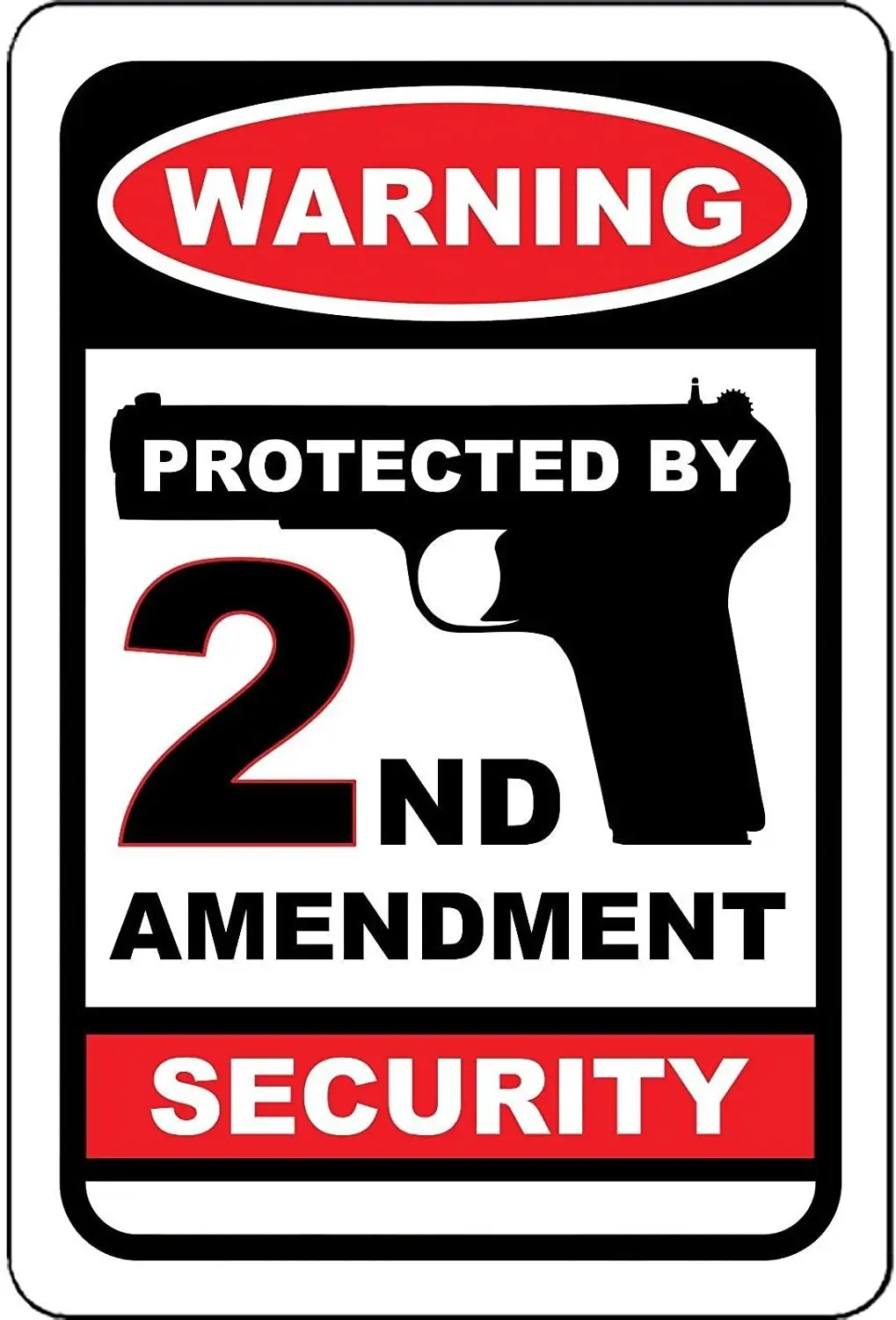Warning Protected by 2nd Amendment Security no trespassing Weatherproof Metal Sign Aluminum Signs 8X12 Inches
Warning Protected by 2nd Amendment Security no trespassing Weatherproof Metal Sign Aluminum Signs 8X12 Inches