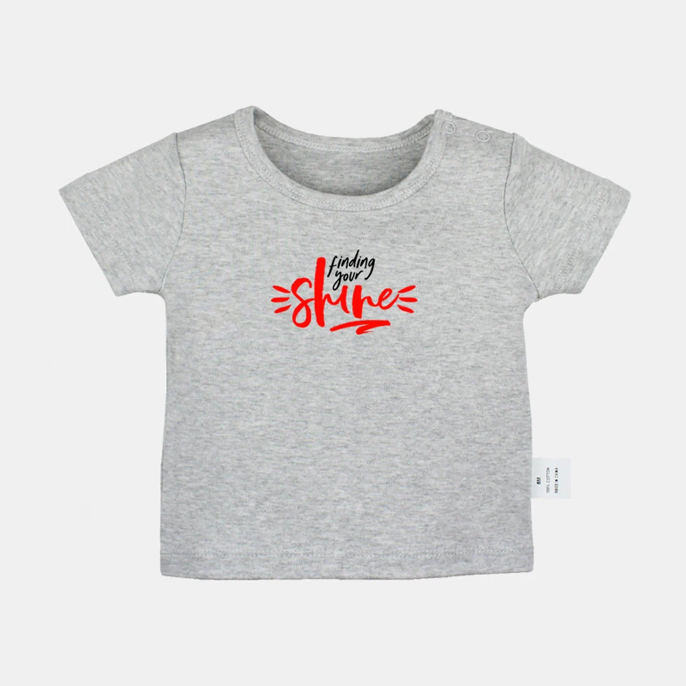 Finding Your Shine Design Newborn Baby T-shirts I Have a Dream Home Sweet Home Graphic Solid Color Short Sleeve Tee Tops
Finding Your Shine Design Newborn Baby T-shirts I Have a Dream Home Sweet Home Graphic Solid Color Short Sleeve Tee Tops