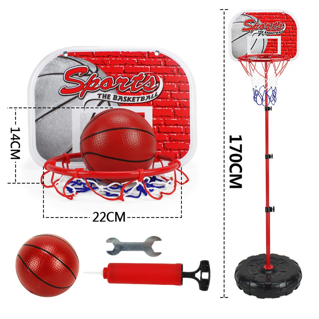 63-170cm Basketball Stand Height Adjustable Kids Basketball Goals Hoop Toy Set Indoor Parent-child Interactive Sports Toys
63-170cm Basketball Stand Height Adjustable Kids Basketball Goals Hoop Toy Set Indoor Parent-child Interactive Sports Toys