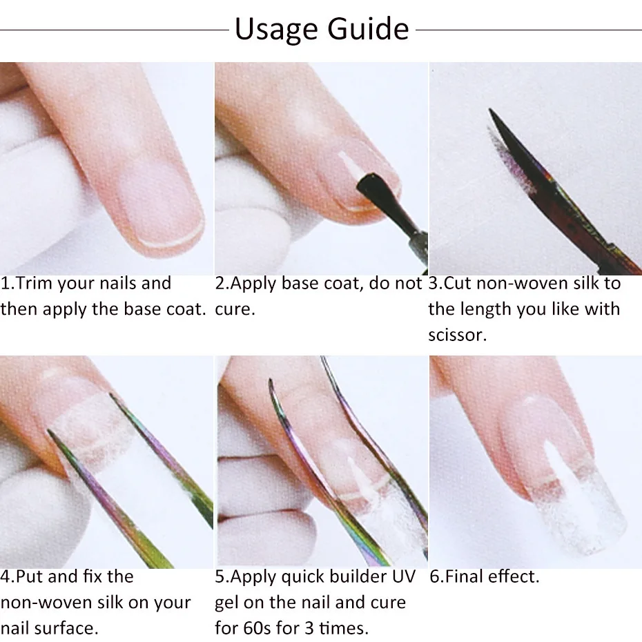 Nail extension Popular Nail Extension Silk Floss Convenient and Quick Tool Nail uv gel nail polish
Nail extension Popular Nail Extension Silk Floss Convenient and Quick Tool Nail uv gel nail polish