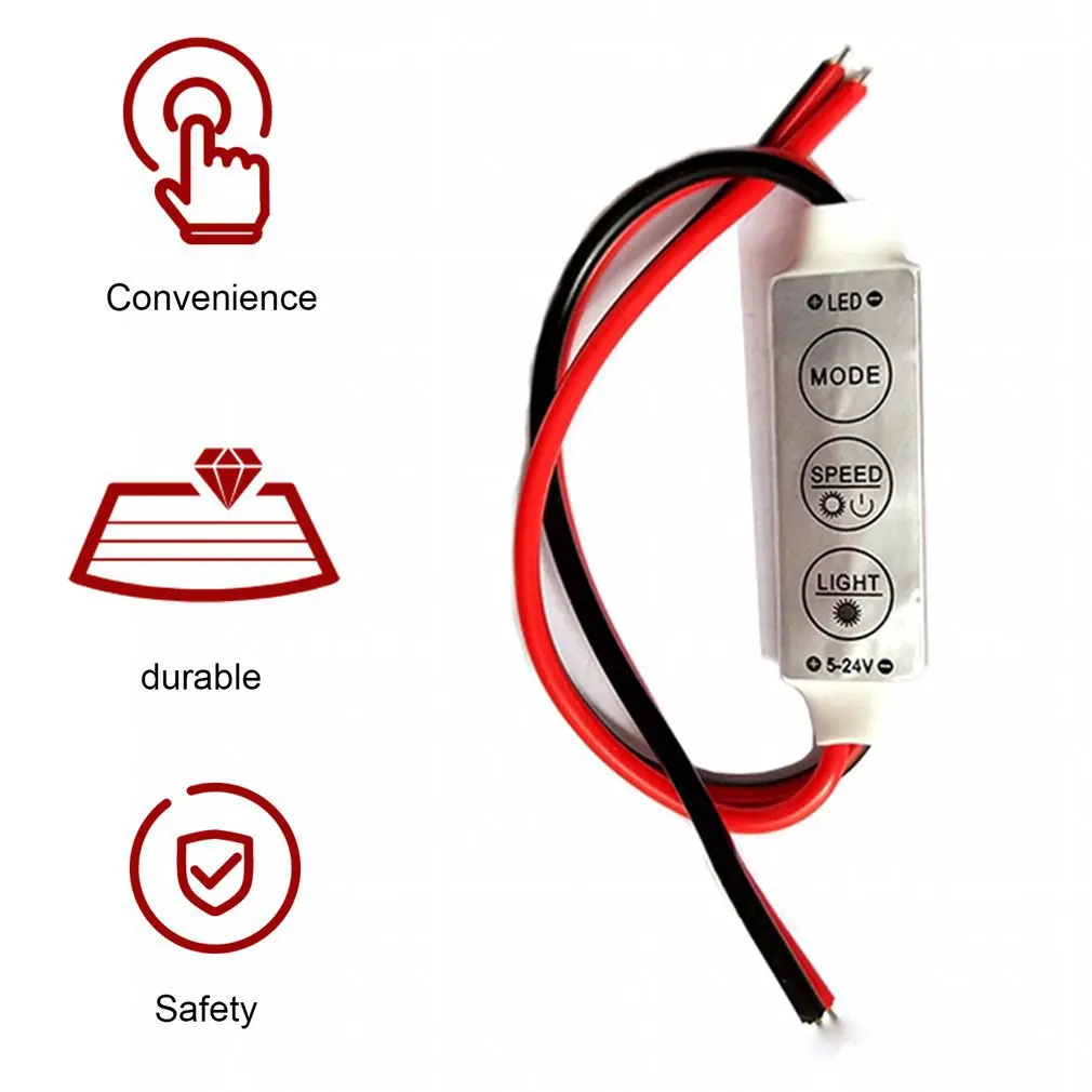 Dimmer Mini 12V 12A LED Dimmer Remote Controller For Single Color 5050/3528 Led Strips Brightness Dimmer
Dimmer Mini 12V 12A LED Dimmer Remote Controller For Single Color 5050/3528 Led Strips Brightness Dimmer