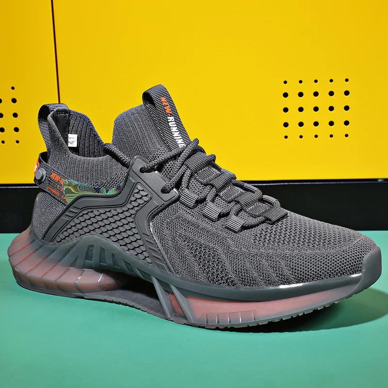 Men's running shoes fashion trend sneakers outdoor sports jogging flying mesh white high-quality men's shoes
Men's running shoes fashion trend sneakers outdoor sports jogging flying mesh white high-quality men's shoes