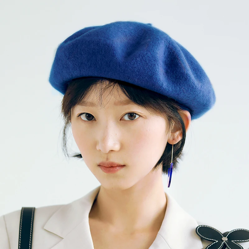 18 Colors Available Wool Beret Winter Women Painter Cap Warm Woolen Candy Color Artist Hat Lady Classic French Beret Headwear
18 Colors Available Wool Beret Winter Women Painter Cap Warm Woolen Candy Color Artist Hat Lady Classic French Beret Headwear