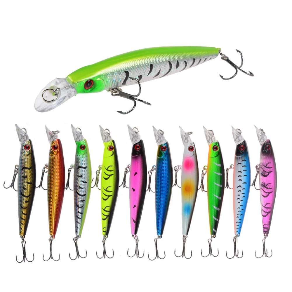 1pcs Floating Minnow Fishing Lure Inside Balls Hard Artificial Bait Topwater Wobblers 10cm 9g Diving 1m Crankbaits For Pesca
1pcs Floating Minnow Fishing Lure Inside Balls Hard Artificial Bait Topwater Wobblers 10cm 9g Diving 1m Crankbaits For Pesca
