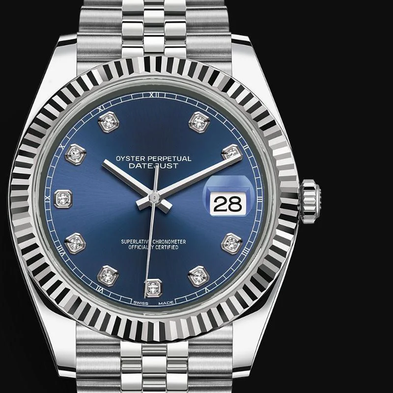 

New Men's Automatic Mechanical Watch 126333 Stainless Steel eta2813 Movement 1:1 Best Version