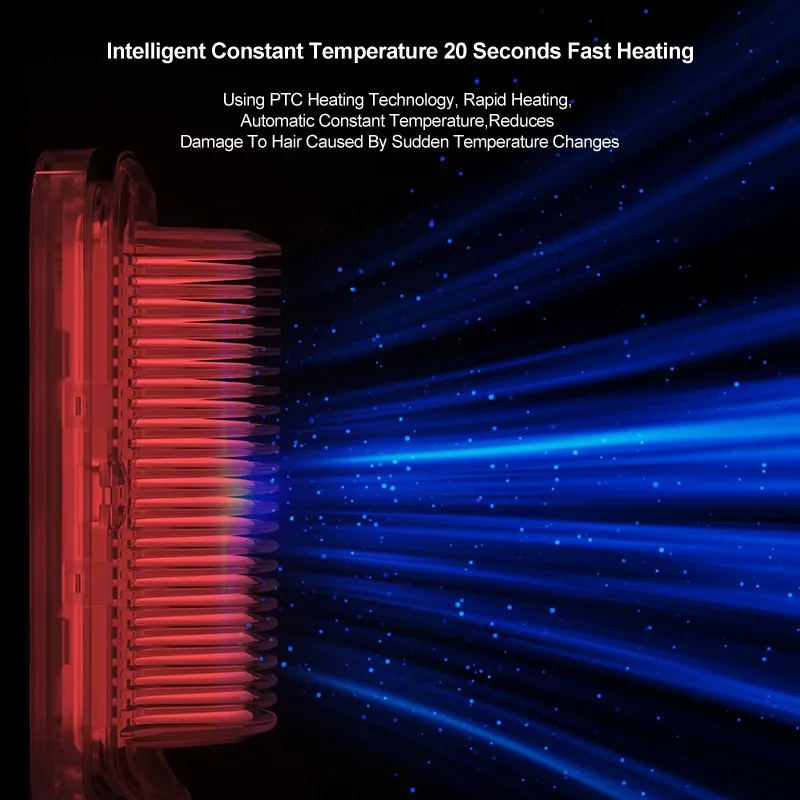 Profissional Hot Combs Anti-scalding Hair Curler Salon Straightener Brush Ceramic Heated Electric Smart Brush Hair Straightener
Profissional Hot Combs Anti-scalding Hair Curler Salon Straightener Brush Ceramic Heated Electric Smart Brush Hair Straightener